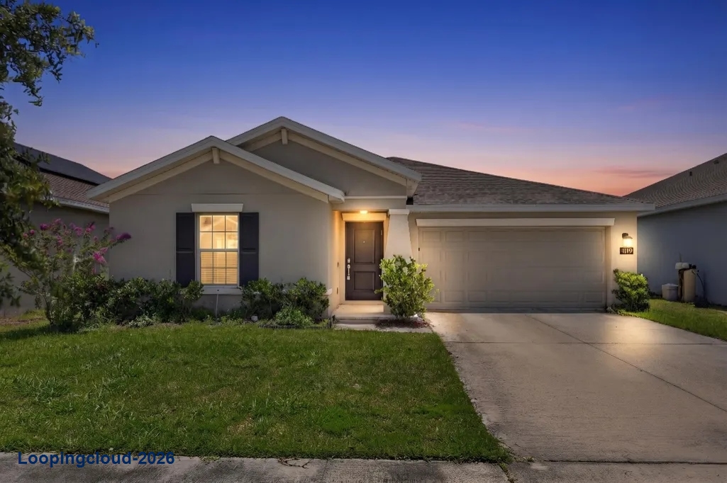 Modern Waterfront Home with Solar Panels in Astonia North | Davenport, FL