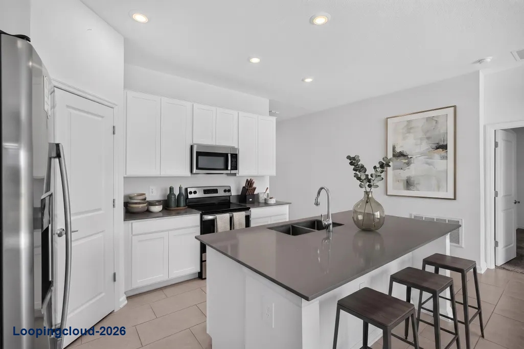 Modern Waterfront Home with Solar Panels in Astonia North | Davenport, FL