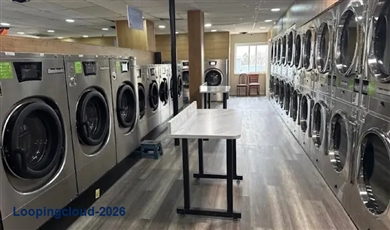 Turnkey Cash Flowing Laundromat for Sale  Brand New Commercial Equipment,  (Real Estate available)