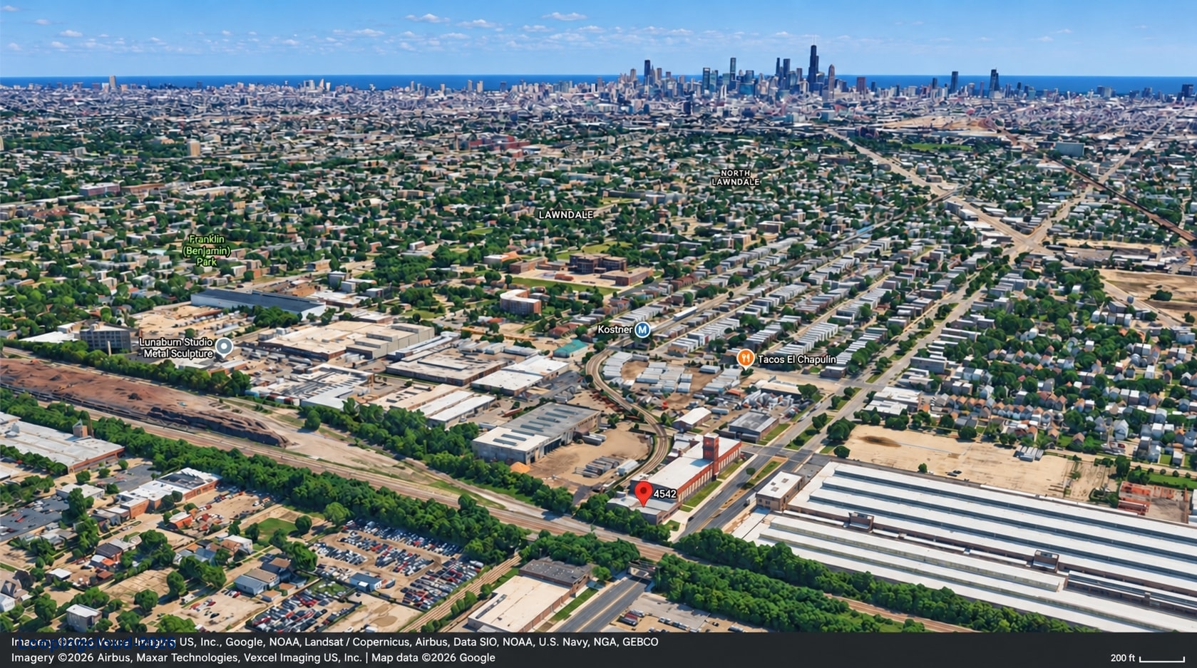Prime Industrial Building for Sale at 4542 W Cermak Rd – 18,000 SF Warehouse & Office in Chicago, IL 60623